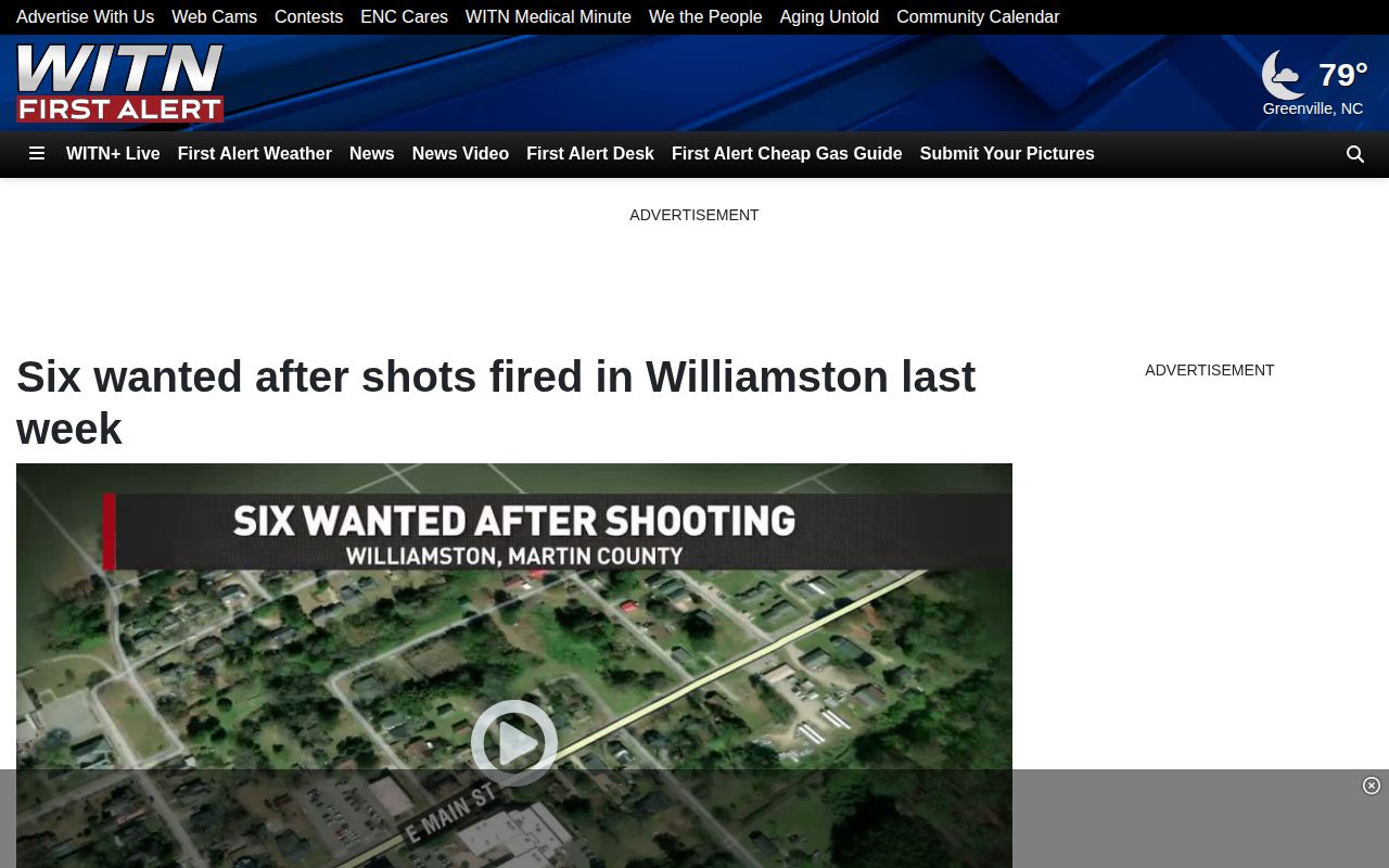 WITN Williamston-area wanted notice report